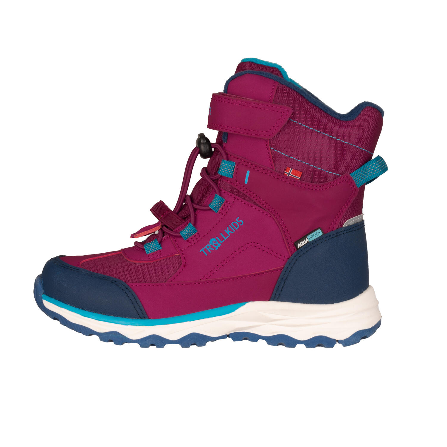 Kinder Winterboots Hafjell Helle Beere/Dunkeltürkis 2/7