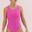 Maillot de Gymnastique Basic Rose Femme
