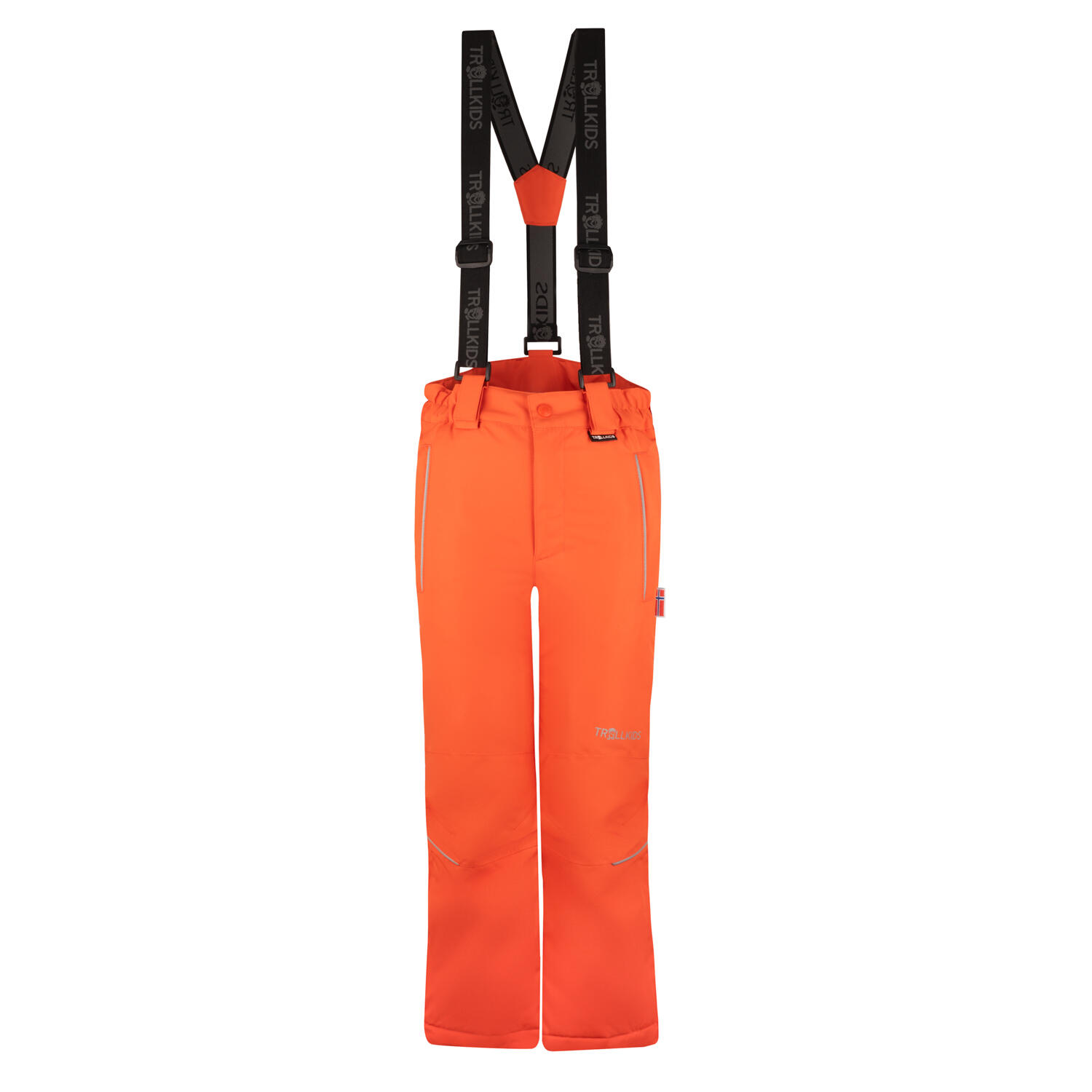 TROLLKIDS Kinder Skihose Holmenkollen Slim Fit Tieforange