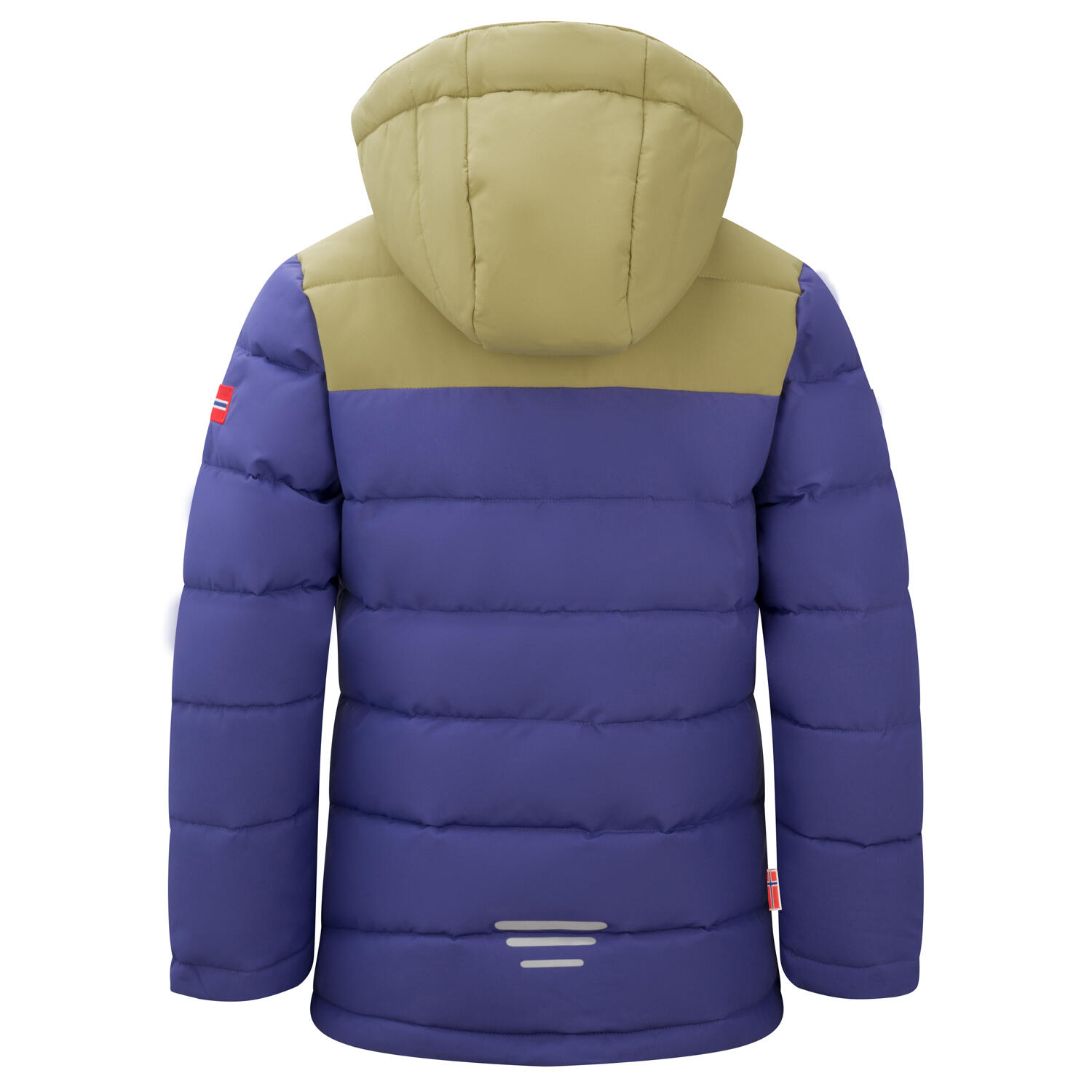 Mädchen Winterjacke Gryllefjord Dunkelviolett/Lagunenblau/Dämmerung Rosa 2/3