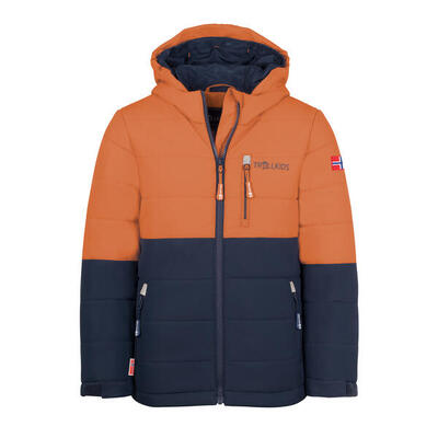 Kinder Winterjacke Hemsedal XT Wasserabweisend Mystikblau/Orange