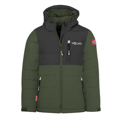 Kinder Winterjacke Hemsedal XT Wasserabweisend Mystikblau/Orange