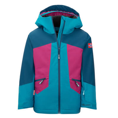 Mädchen Ski-Jacke RAULAND Wasserblau/Teal-Blau/Marine/Honig
