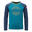 Kinder Longsleeve Preikestolen Mystisches Blau/Dunkel Marine/Kieferngrün