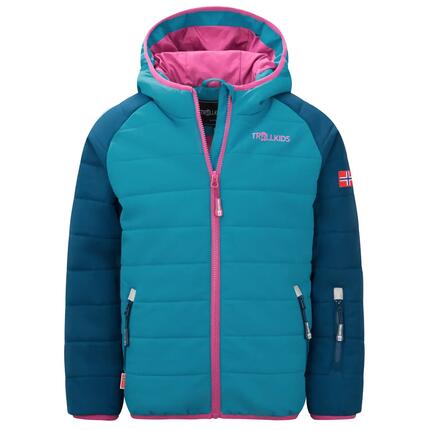 Veste de ski pour enfants Hafjell PRO Imperméable et coupe-vent Rouge