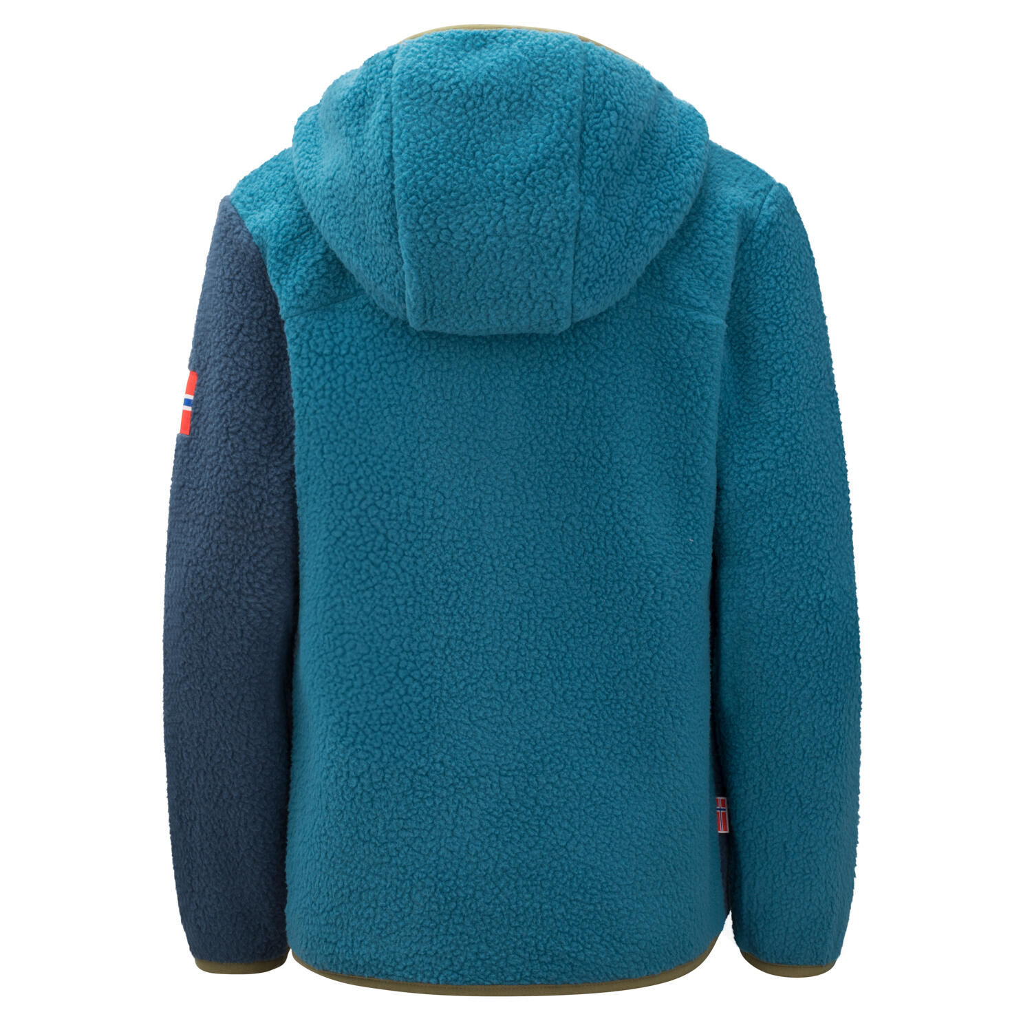 Kinder Fleecejacke Aurlandsfjord Dunkel Marine/Mystisches Blau/Tannengrün 2/3