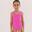 Maillot de Gymnastique Basic Rose Enfant
