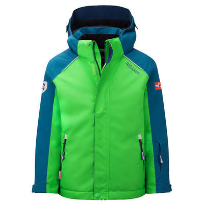 Kinder Winterjacke Holmenkollen PRO dunkel Marine/Frischgrün