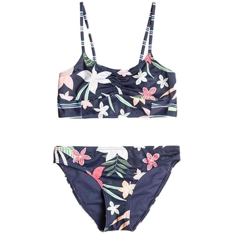 Costum de baie din două piese pentru copii ROXY Vacay For Life Crop Top
