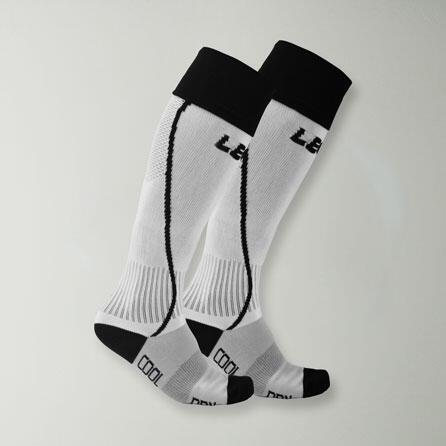 Adult Football Socks Black White Gold Pro