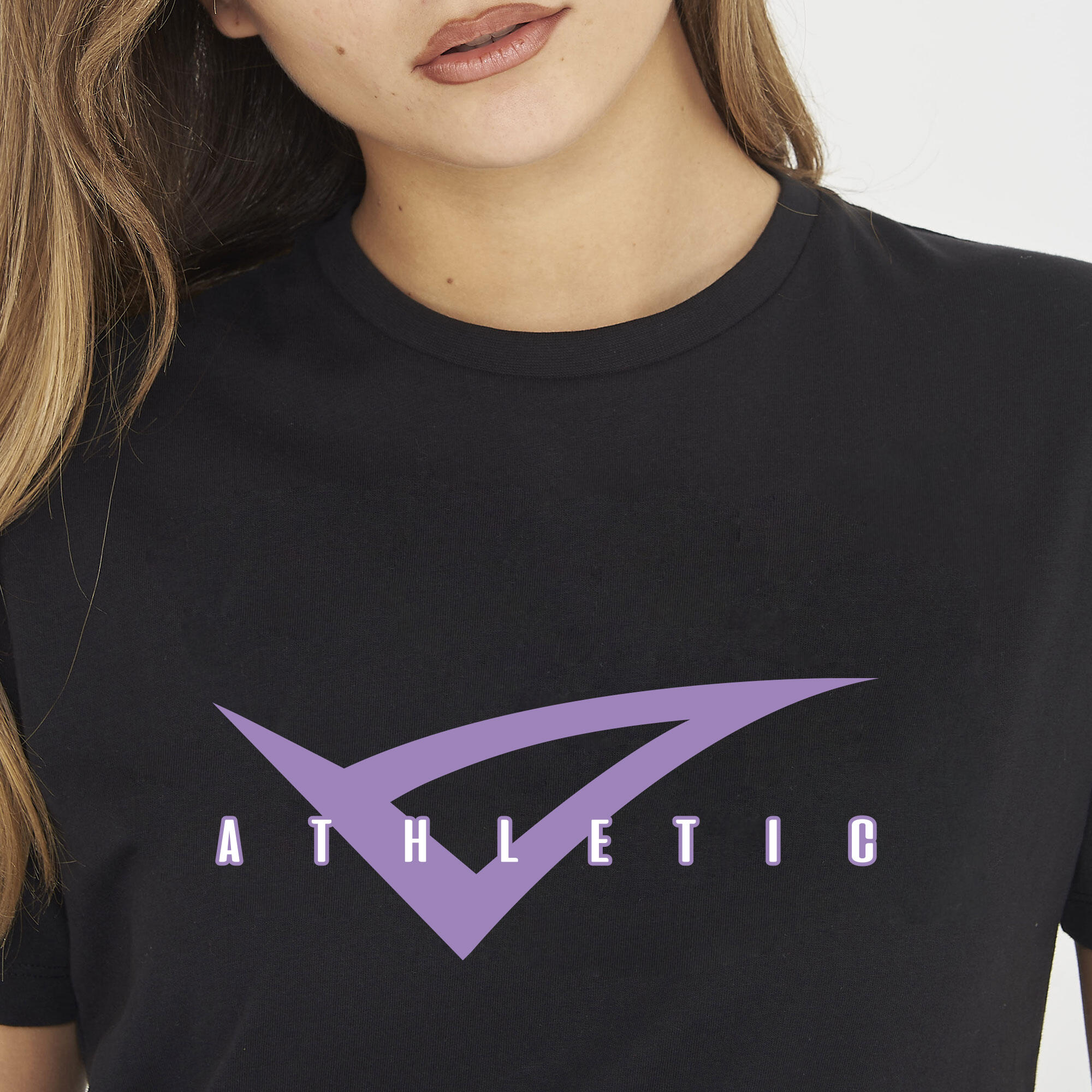 T-shirt in cotone da donna MOVE nera 3/6