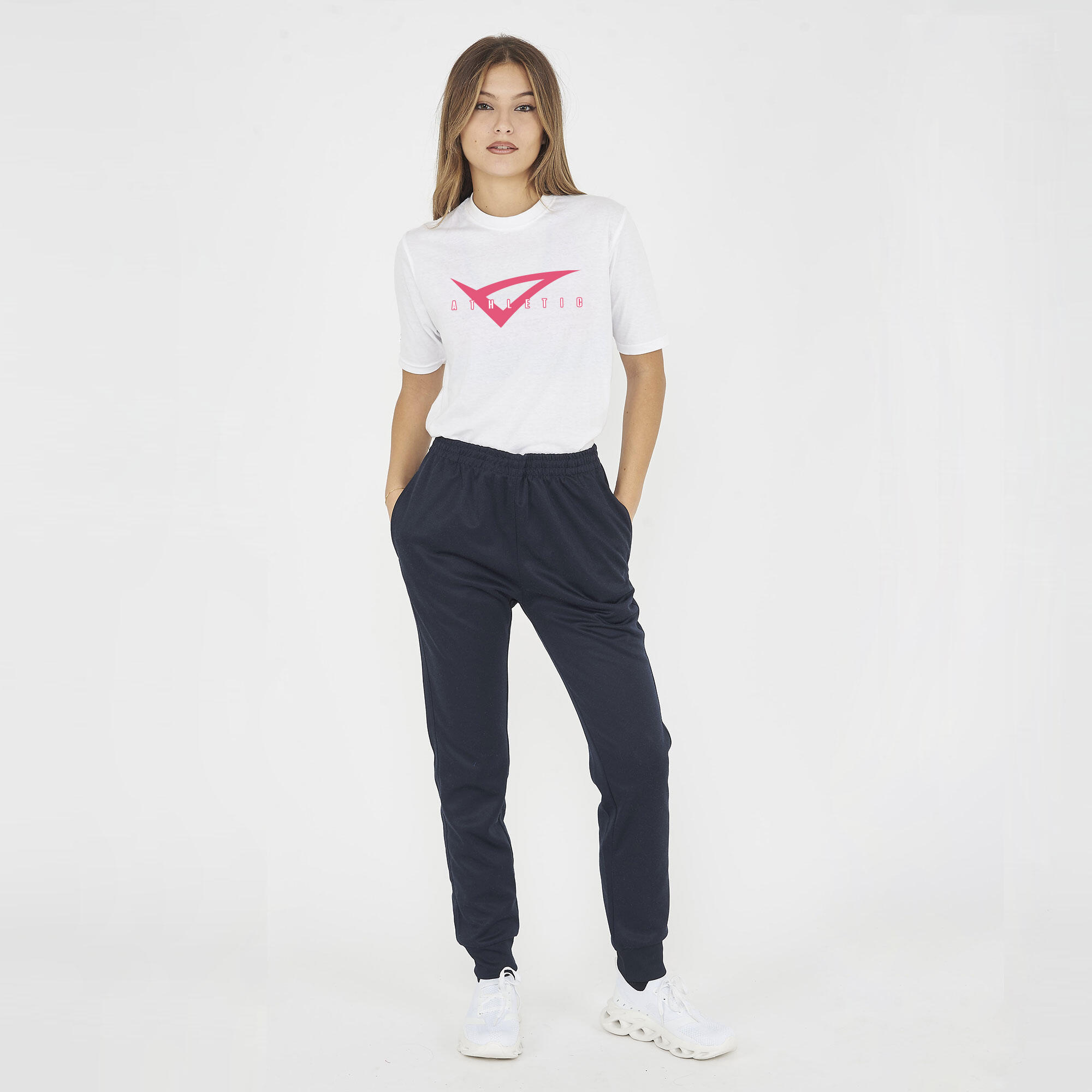 T-shirt in cotone da donna MOVE bianca 3/6
