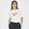 Femei Sport T-shirt Coton Alb MOVE