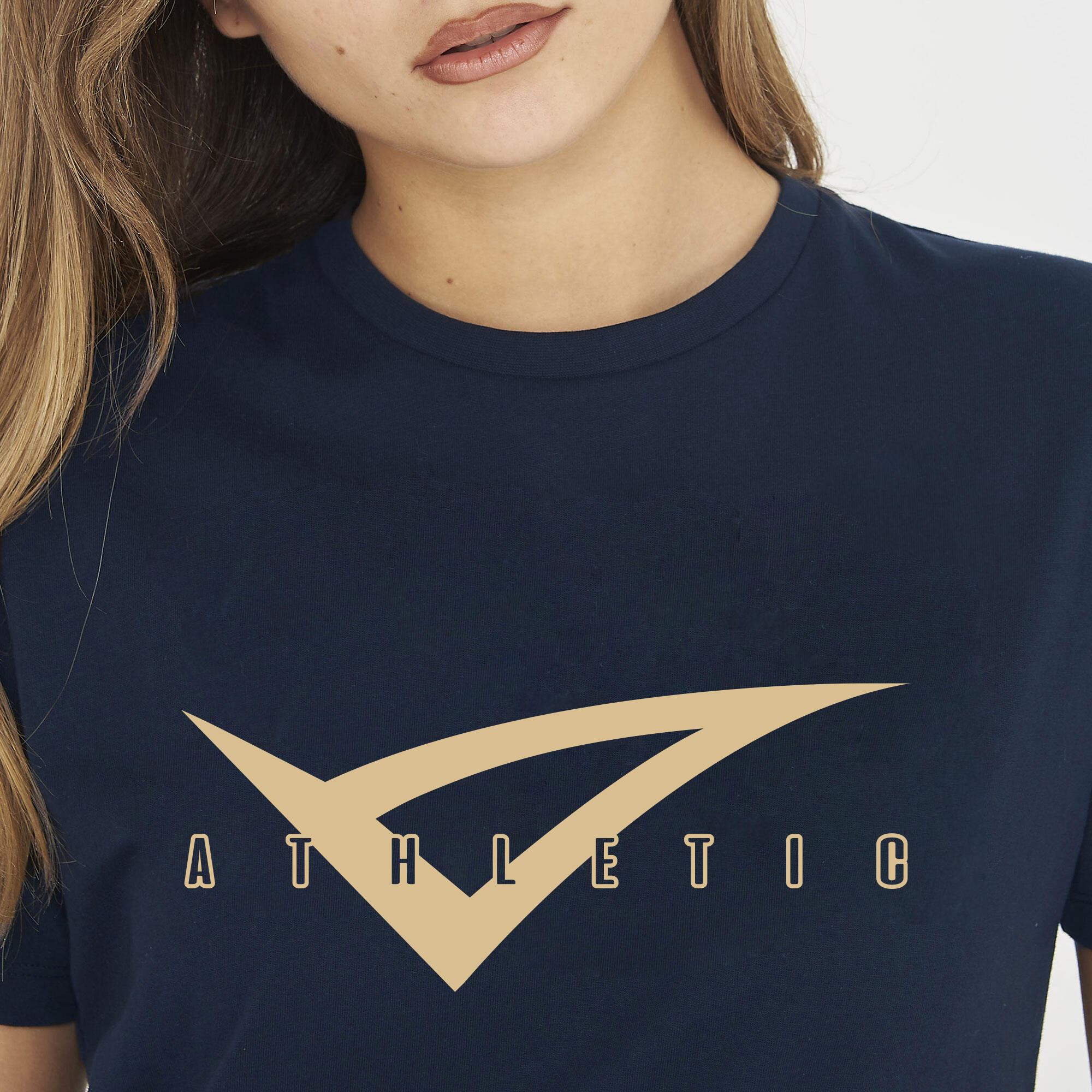 T-shirt in cotone da donna MOVE blu 2/6
