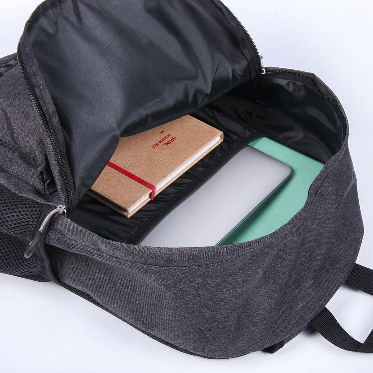 Mochila Escolar Warrior Gris 4/5
