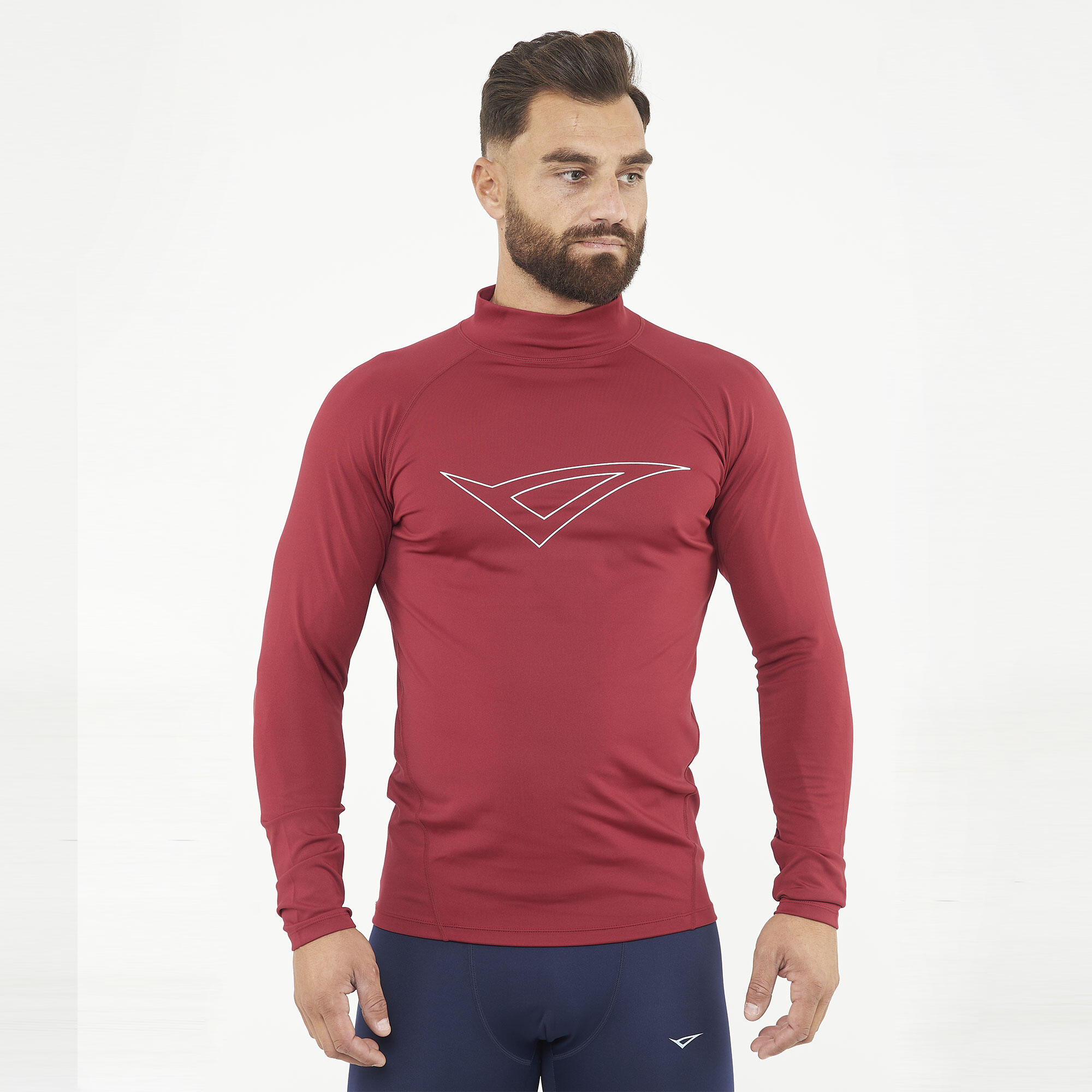 maglia termica ironboy long adulto granata LEGEA Decathlon