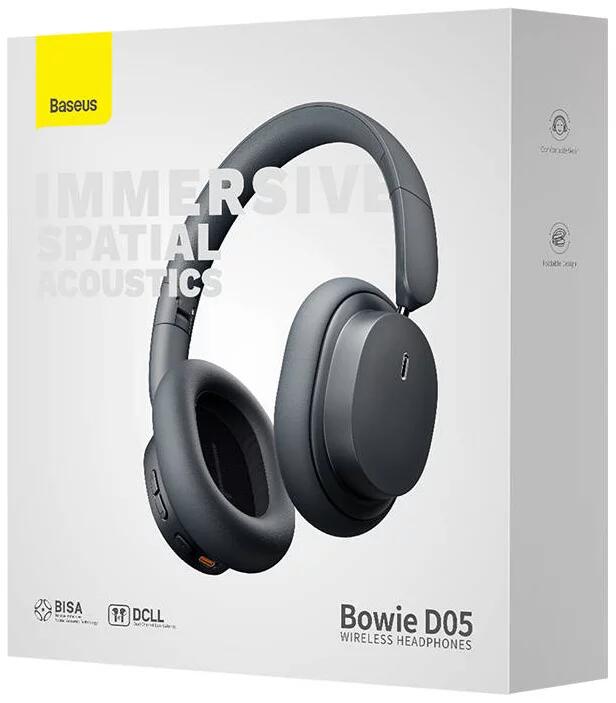 Baseus Bowie D05 Wireless Headphones Grey 4/7