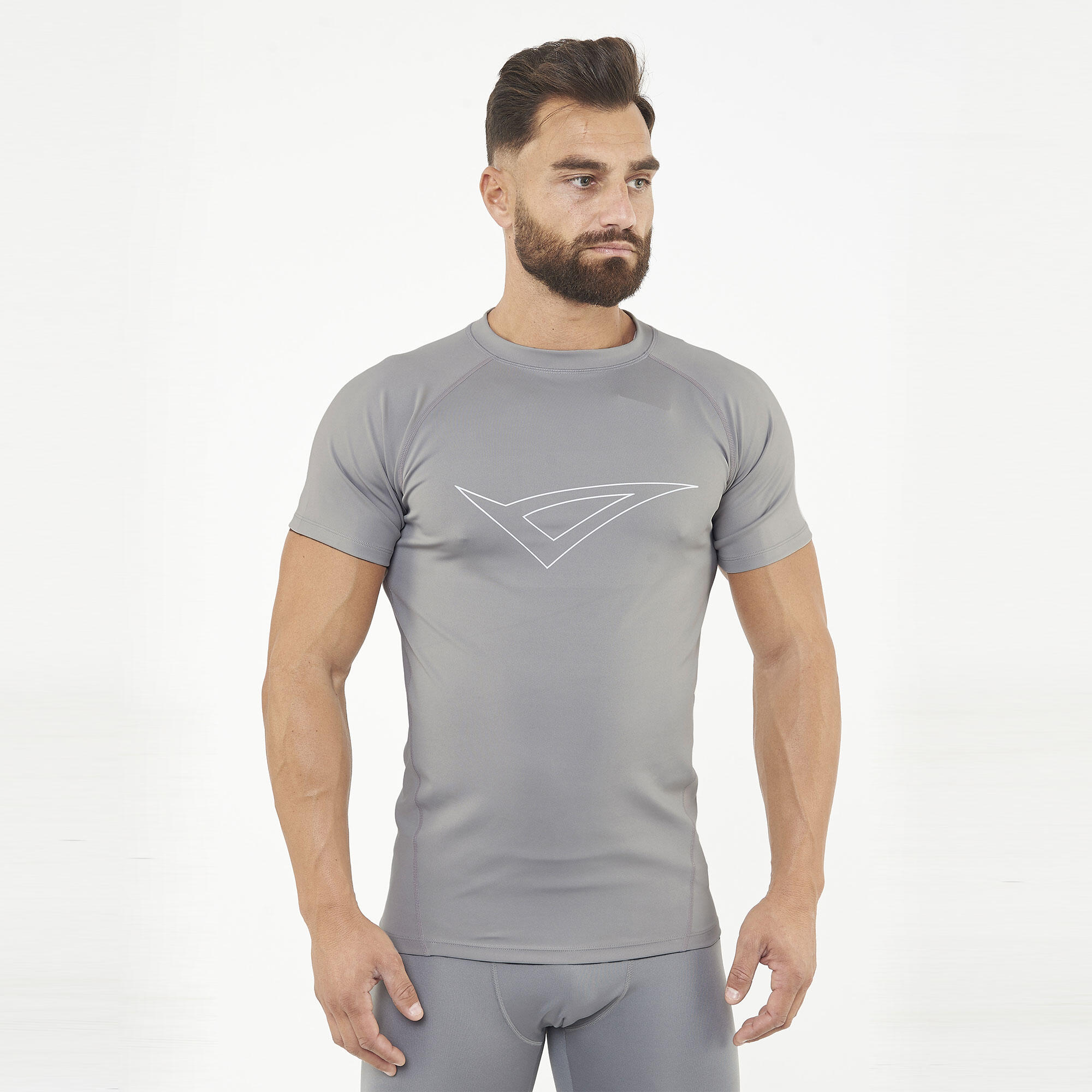 maglia termica mezza manica ironboy tee adulto piombo |  Legea