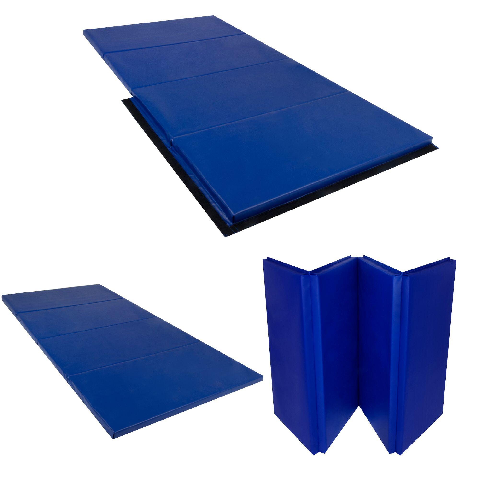 CANNONS UK Cannons UK Foldable Double Gymnastics Mat 8ft x 4ft x 50mm