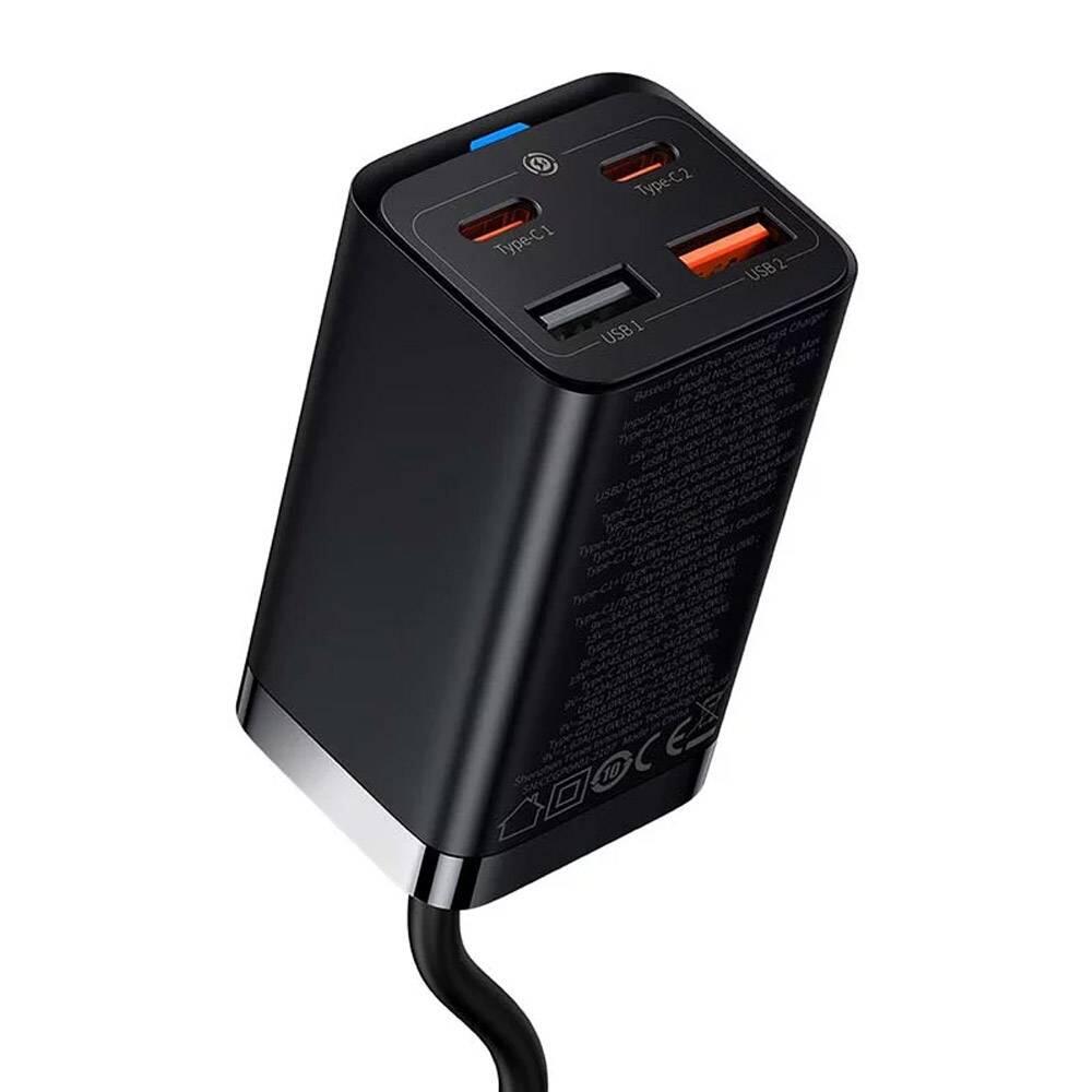 Baseus Gan3 Pro Desktop Fast Charger 2c+2u 65w Eu Black 2/5