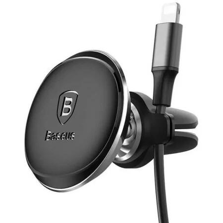 Baseus Magnetic Air Vent Magnetic Car Holder For Grid (Black) 4/4