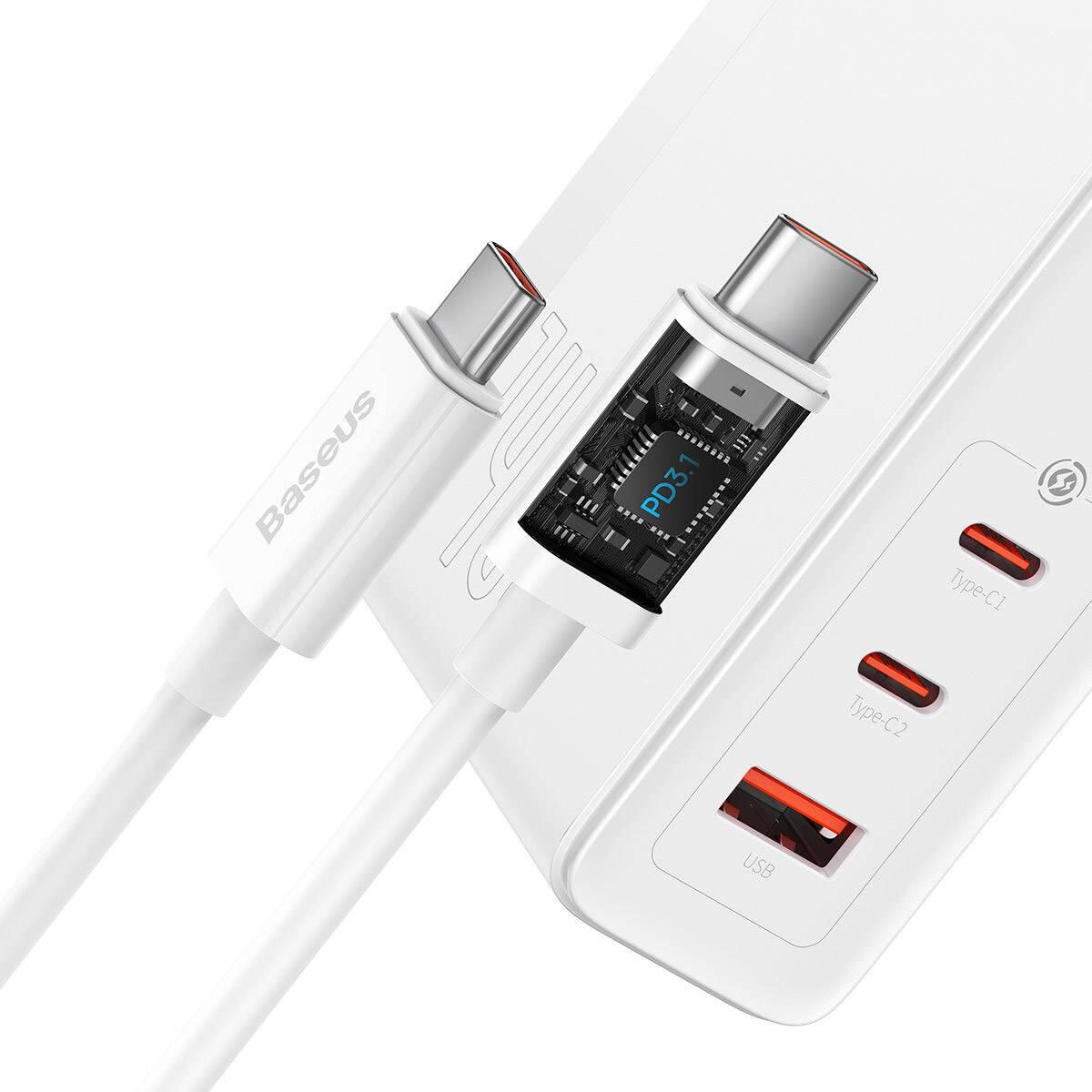 Baseus Gan5 Pro Fast Charger 2c+U 140w Eu White 5/6