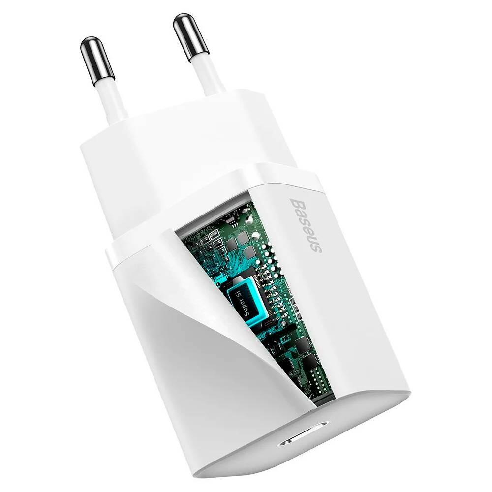 Baseus Super Si Quick Charger 1c 20w Eu Sets White 4/5
