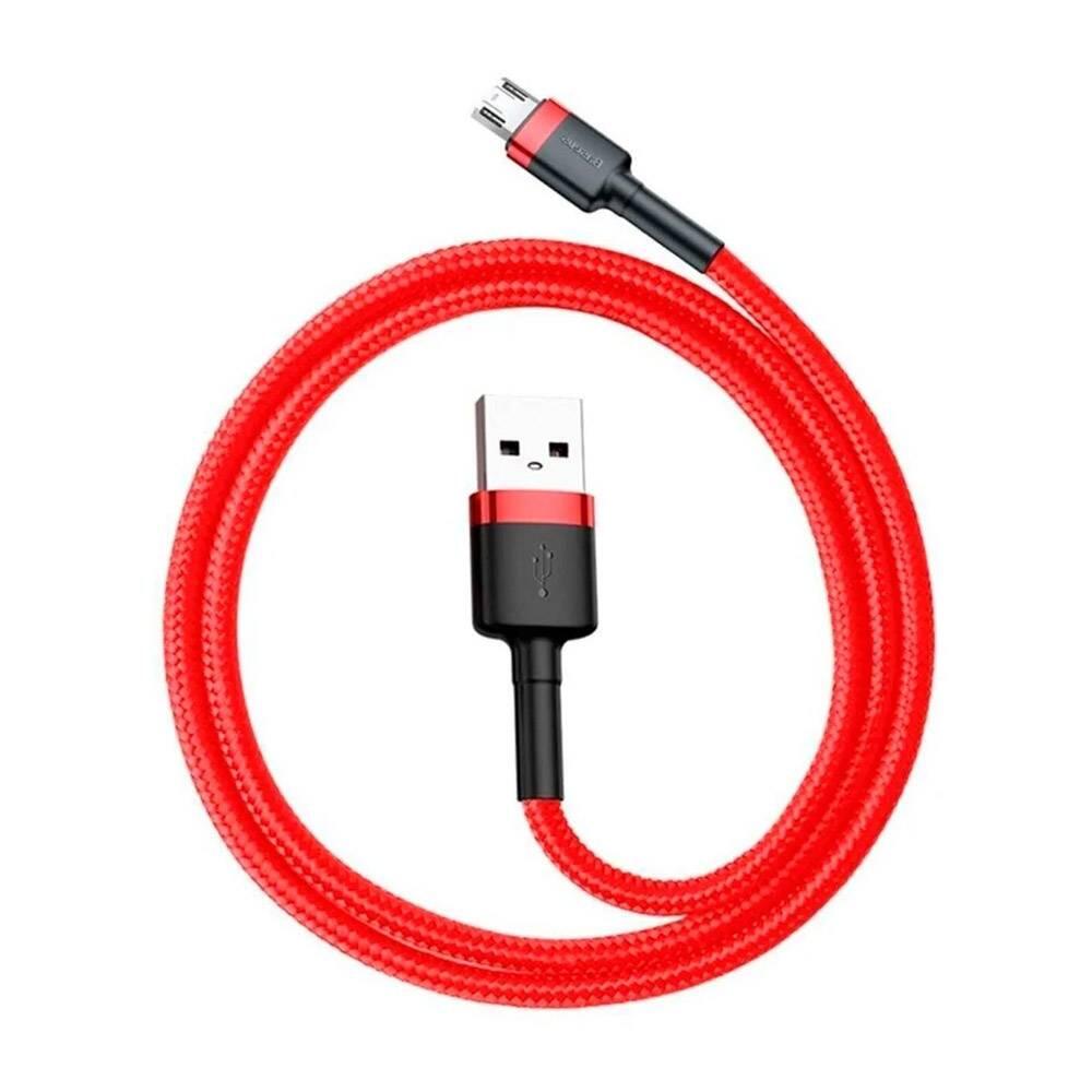 Baseus Cafule Cable Usb For Micro 2.4a 1m Red+Red 3/3