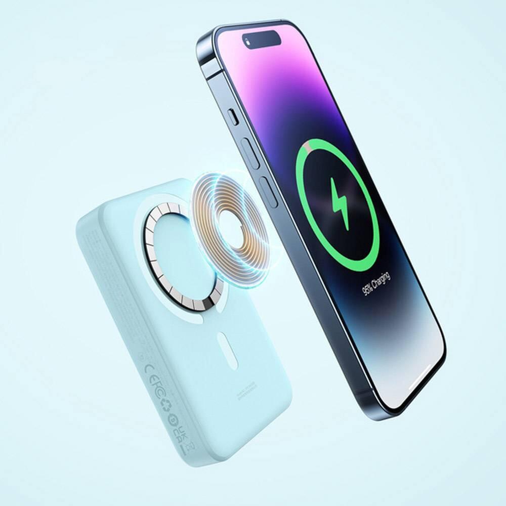 Baseus Magnetic Mini Wireless Fast Charge Power Bank 10000mah 30w Blue 4/4
