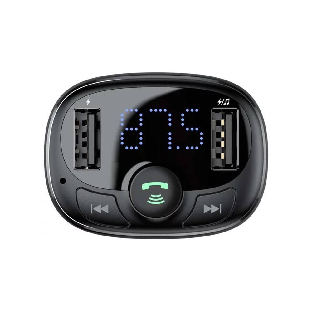 Carregador Isqueiro Baseus Transmissor FM Bluetooth 2-USB/3.4A 4/6
