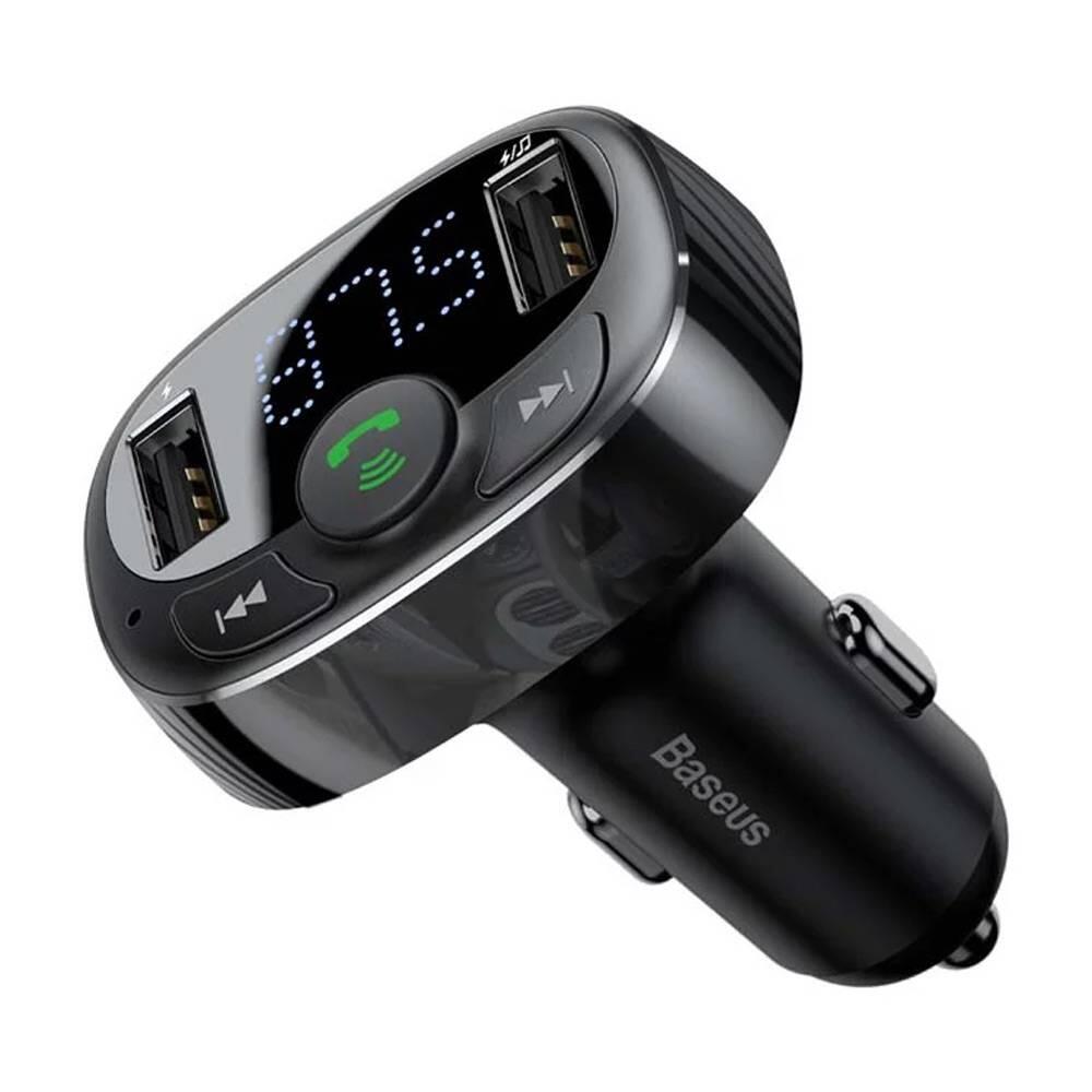 Carregador Isqueiro Baseus Transmissor FM Bluetooth 2-USB/3.4A 2/6