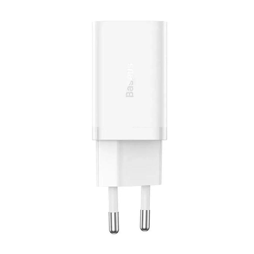 Baseus Gan5 Pro Fast Charger C+C 40w Eu White 3/4