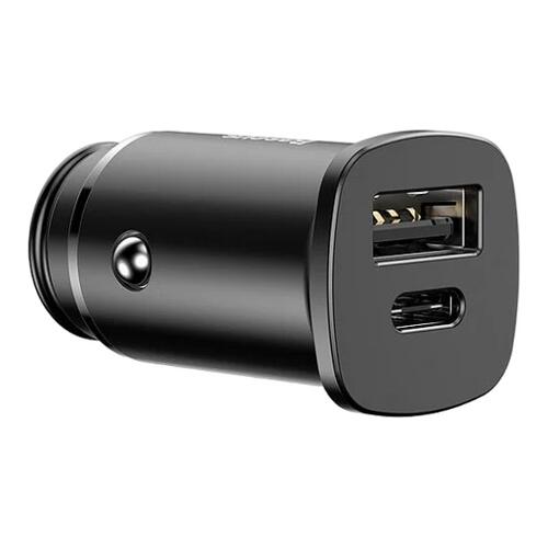 Baseus Square Metal A+C 30w Pps Car Charger Black 2/3