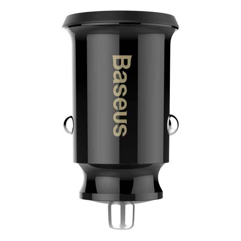 Baseus Grain Car Charger (Dual Usb 5v 3.1a ) Black 2/2
