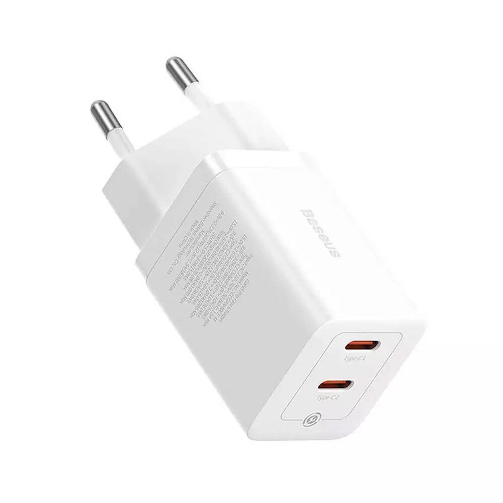 Baseus Gan5 Pro Fast Charger C+C 40w Eu White 4/4