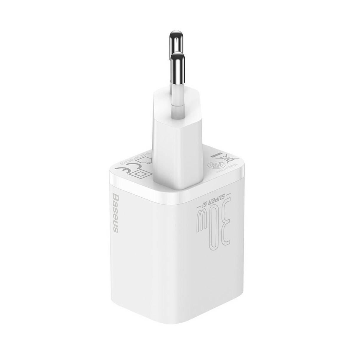 Baseus Super Si Quick Charger Ic 30w Eu White 3/5