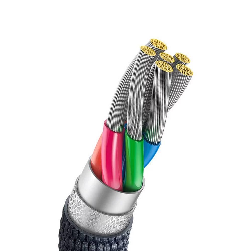 Baseus Crystal Shine Series Fast Charging Data Cable Usb To Type-C 100w 2m Black 4/5
