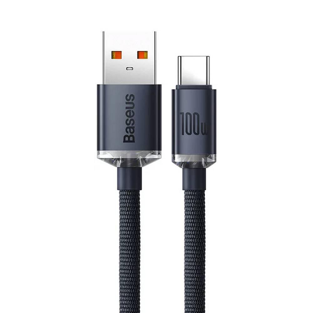 Cabo Crystal Shine USB para USB-C 100W 1.2m (Preto) 3/5