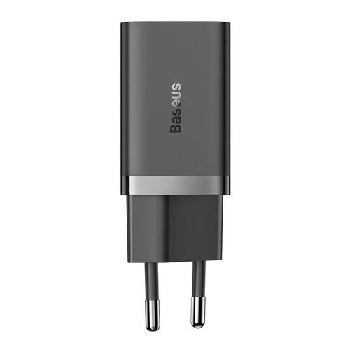 Baseus gan5 pro fast charger c+c 40w eu black