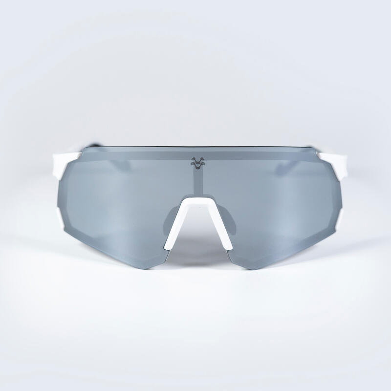 PACK LUNETTES DE SOLEIL SPORT MOS EYEWEAR MENORCA ALLWHITE + CLIP OPTIQUE