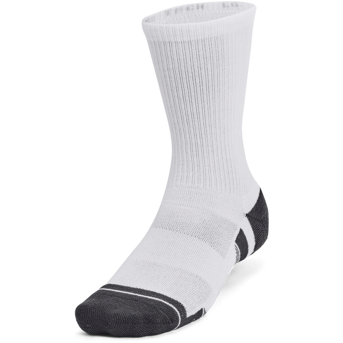 CALZINI Under Armour Performance Tech 3-Pack Crew Socks, Bianca, Unisex 3/4