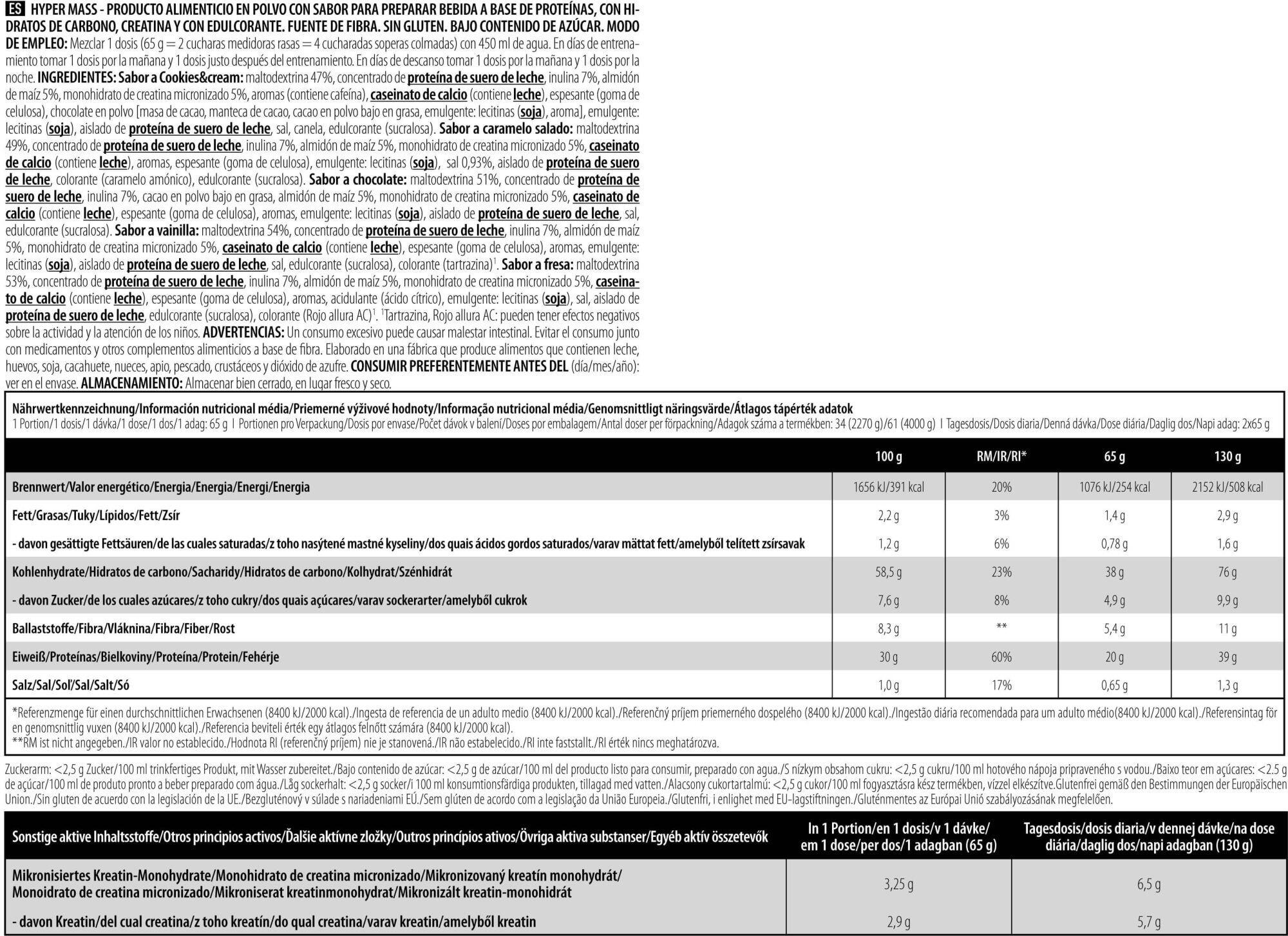 Hyper Mass - 4000g Cioccolato Biotech USA 4/4