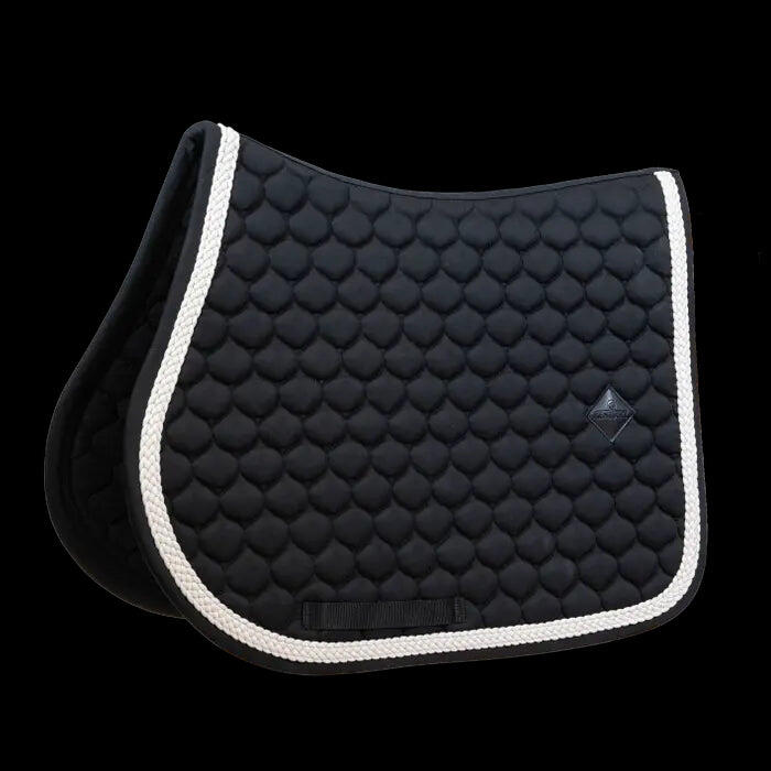 Paardrijden - Unisex -  Navy - -saddle Pad Plaited Cord