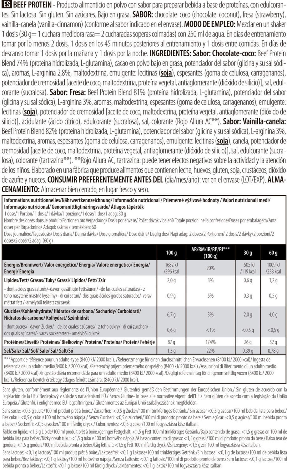 Runderproteïne - 500 g Vanille Kaneel Biotech USA 5/5