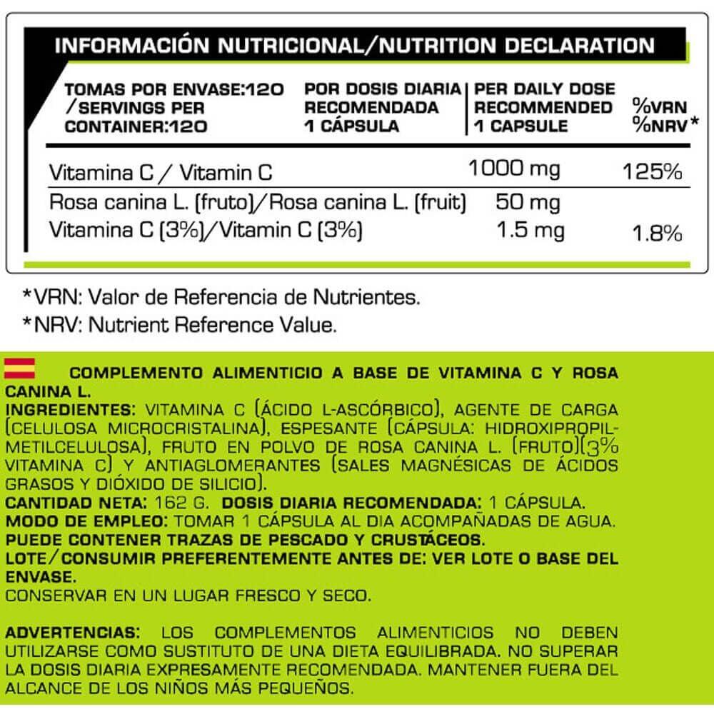 Vitamina C 1000 mg - 120 capsule Iron Addict Labs 5/5