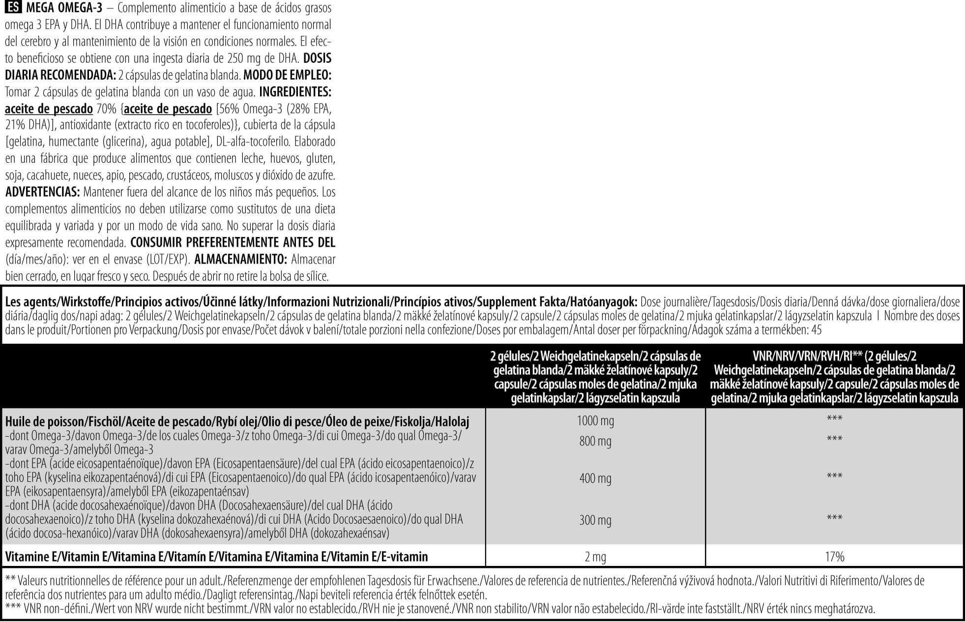 BioTechUSA Omega 3 90 Cápsulas 5/7