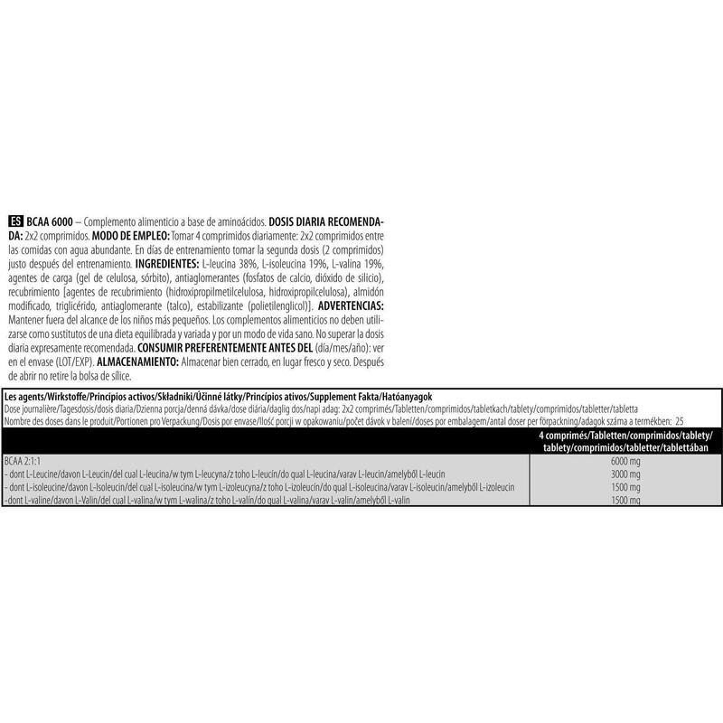 Bcaa - Bcaa 6000 (100 Capsules)