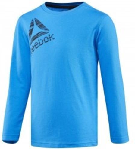 T-shirt à Manches Longues Enfant Reebok BQ5140 Bleu 1/4