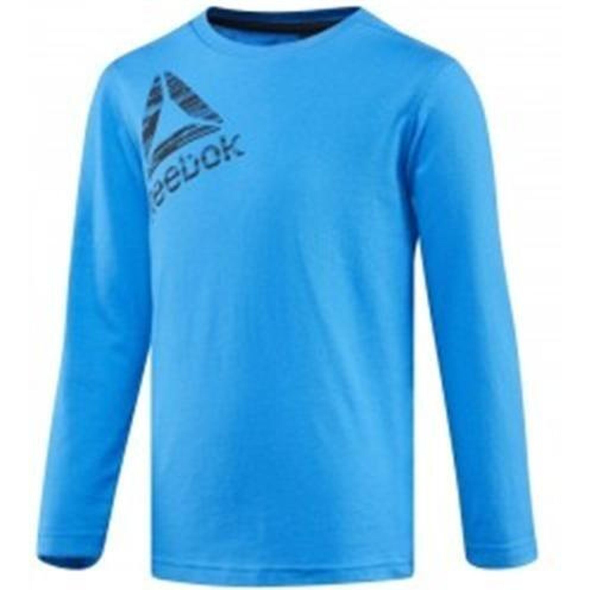 Reebok Camisetas B Es Ls Tee Niño Azul