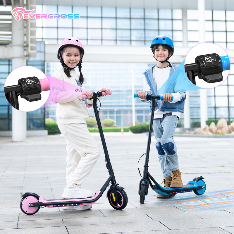 Monopattino Elettrico per Bambini EVERCROSS - E6 Rosa